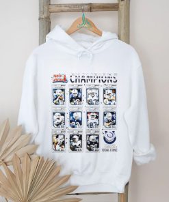 Indianapolis Colts super bowl XLI Peyton Manning Joseph Addai Dwight Freeney Adam Vinatieri this our time shirt