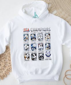 Indianapolis Colts super bowl XLI Peyton Manning Joseph Addai Dwight Freeney Adam Vinatieri this our time shirt