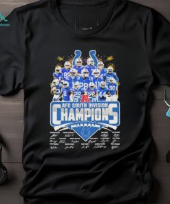 Indianapolis colts afc south division champions 2024 signatures shirt