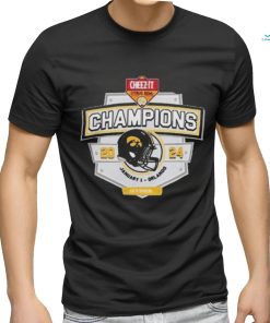 Iowa Hawkeyes 2024 Cheez It Citrus Bowl Champions Helmet T Shirts