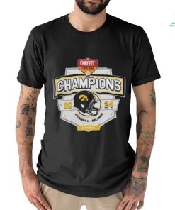 Iowa Hawkeyes 2024 Cheez It Citrus Bowl Champions Helmet T Shirts