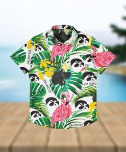 Iowa Hawkeyes Flamingo Hawaiian Shirt