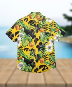 Iowa Hawkeyes Floral Hawaiian Shirt