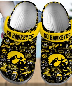 Iowa Hawkeyes NCAA Sport Crocs Crocband Clogs Shoes Comfortable For Men Women and Kids – Footwearelite Exclusive