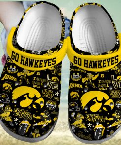 Iowa Hawkeyes NCAA Sport Crocs Crocband Clogs Shoes Comfortable For Men Women and Kids – Footwearelite Exclusive