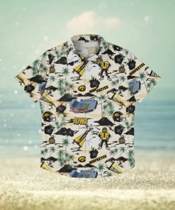 Iowa Hawkeyes Thematic Stadium Print Hawaiian Shirt