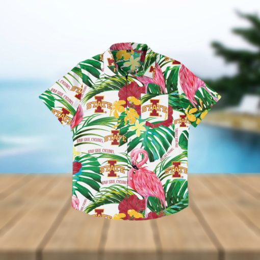 Iowa State Cyclones Flamingo Hawaiian Shirt