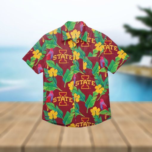 Iowa State Cyclones Floral Hawaiian Shirt