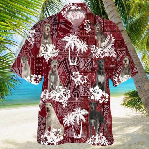 Irish Wolfhound Hawaiian Shirt Dog Lover Summer Gift For Men Women Beach