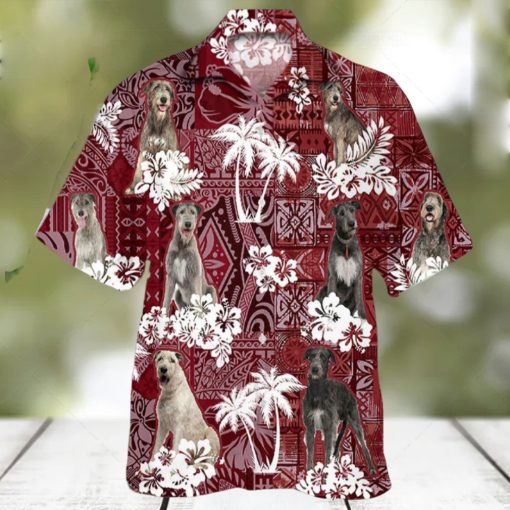 Irish Wolfhound Hawaiian Shirt Dog Lover Summer Gift For Men Women Beach