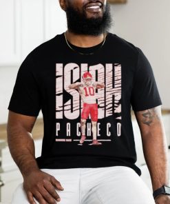 Isiah Pacheco Kansas City Chiefs running back pose shirt