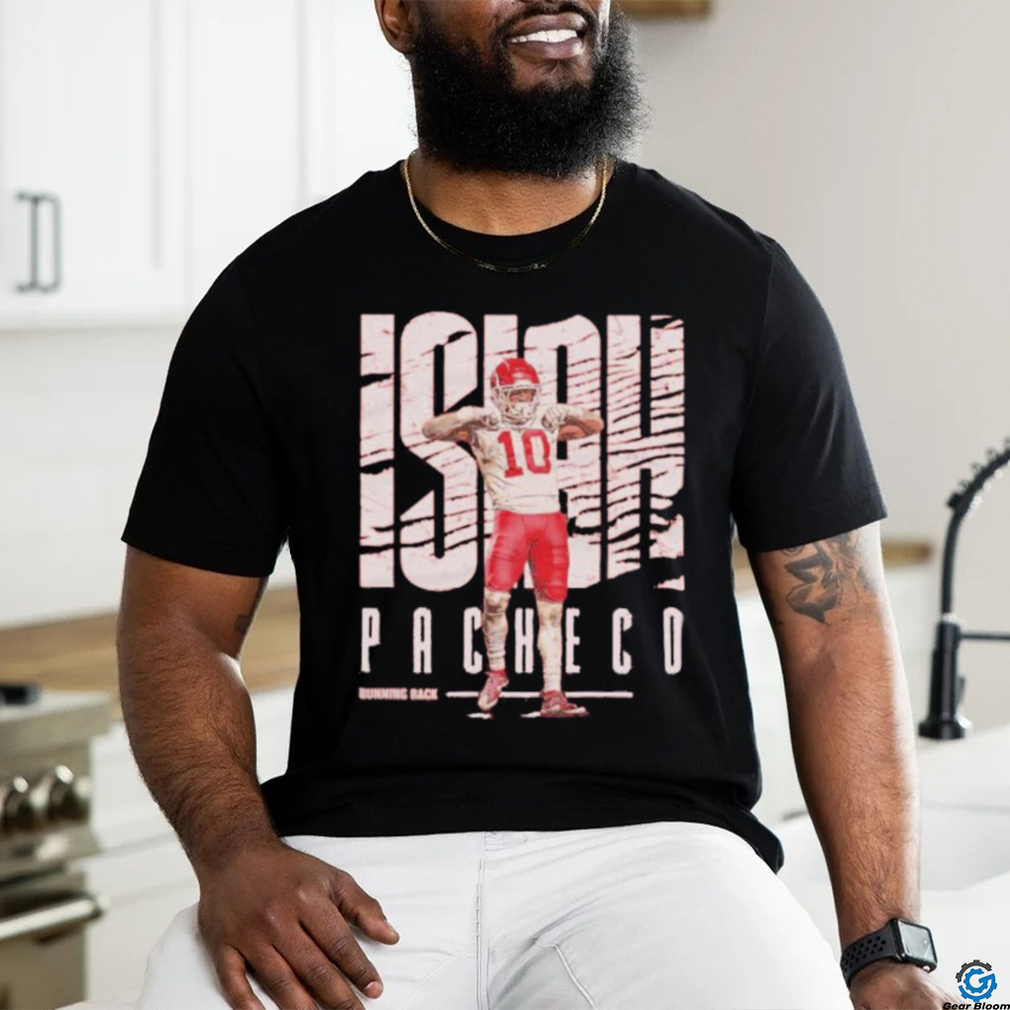 Isiah Pacheco Kansas City Chiefs running back pose shirt Isiah Pacheco Kansas City Chiefs running back pose shirt