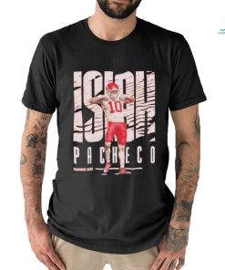 Isiah Pacheco Kansas City Chiefs running back pose shirt