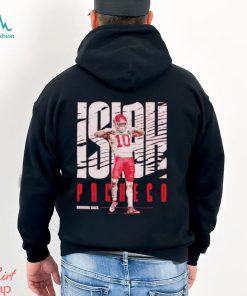 Isiah Pacheco Kansas City pose shirt