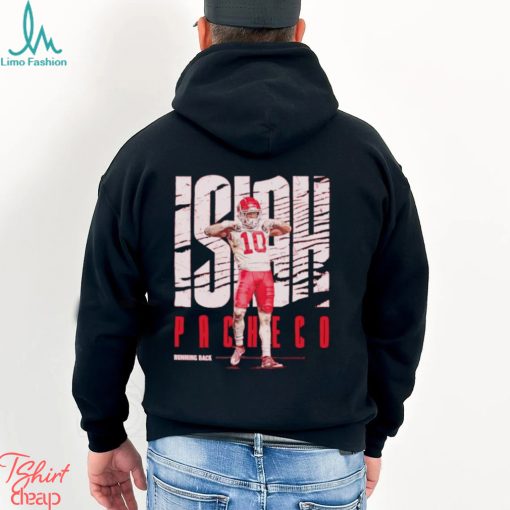 Isiah Pacheco Kansas City pose shirt