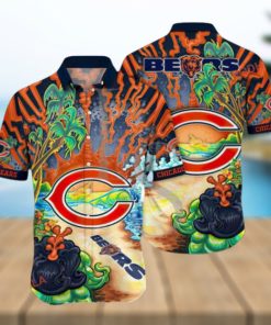 Island Vibe Chicago Bears Aloha Unisex Hawaiian Shirt