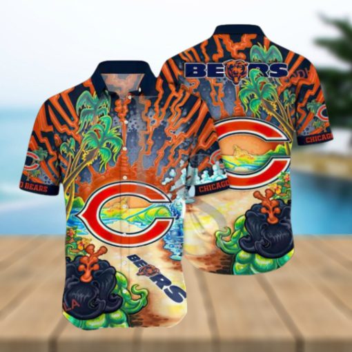 Island Vibe Chicago Bears Aloha Unisex Hawaiian Shirt