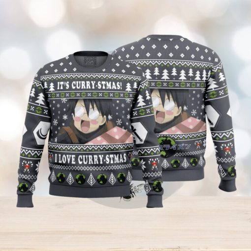 Its Curry stmas! I Love Curry stmas Log Horizon Ugly Christmas Sweater