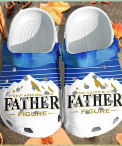 Its Not A Dad Bod Funny Busch Beer Shoes Clogs Gift For Fathers Day