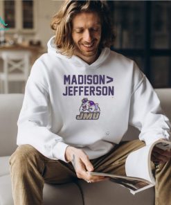 JMU Football Madison Jefferson T Shirt James Madison 36 35 Virginia Cavaliers shirt