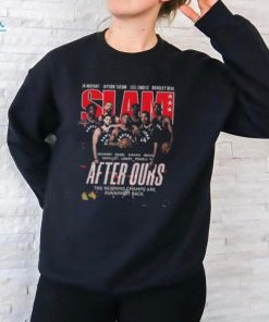 Ja Morant Jayson Tatum Joel Embiid Bradley Beal After Ours Toronto Raptors SLAM Magazine The Reigning Champs Are Running It Back T Shirt