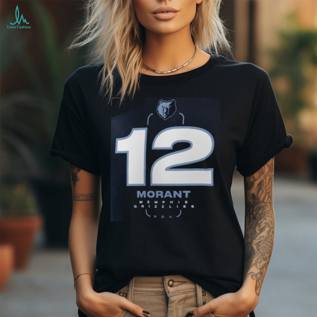 Ja Morant Memphis Grizzlies Fanatics Branded Behind The Back Name & Number T Shirt Ja Morant Memphis Grizzlies Fanatics Branded Behind The Back Name & Number T Shirt