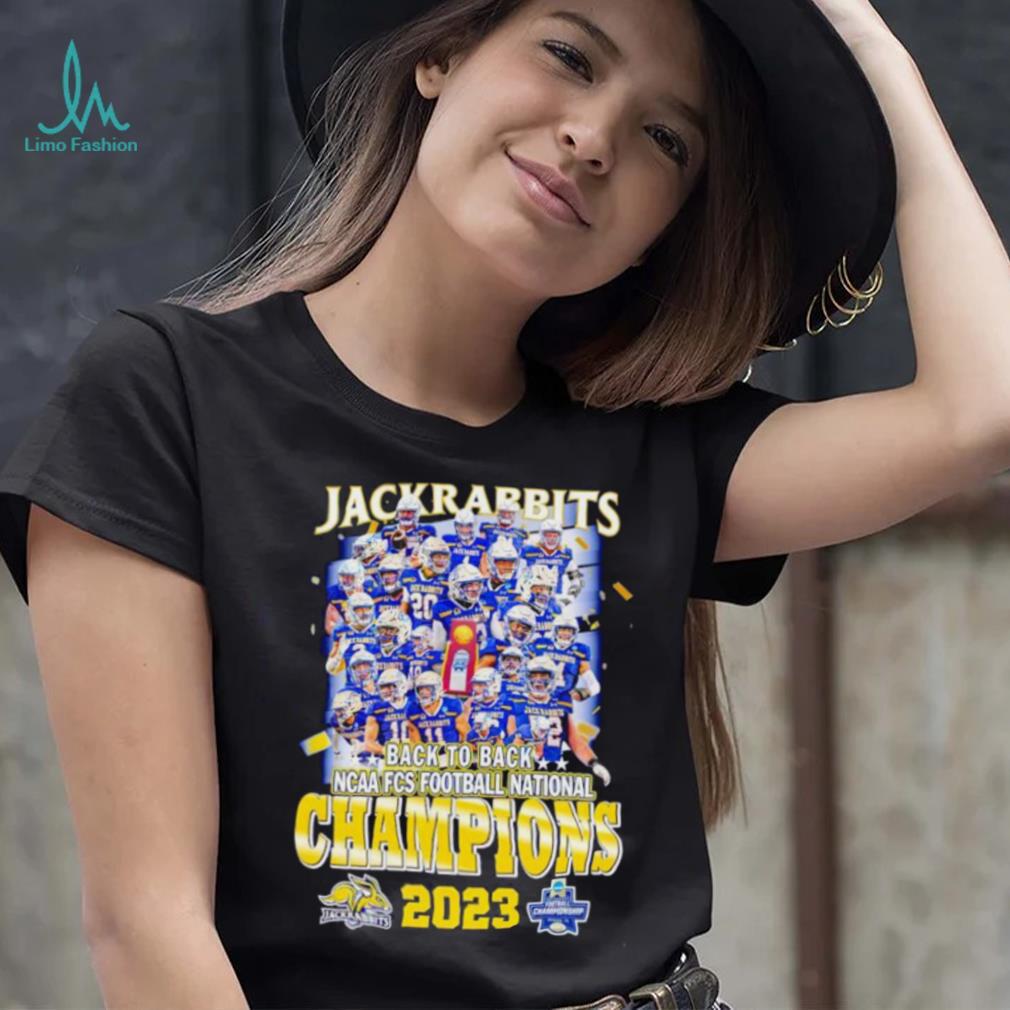 Jackrabbits back to back NCAA FCS Football National Champions 2023 shirt Jackrabbits back to back NCAA FCS Football National Champions 2023 shirt