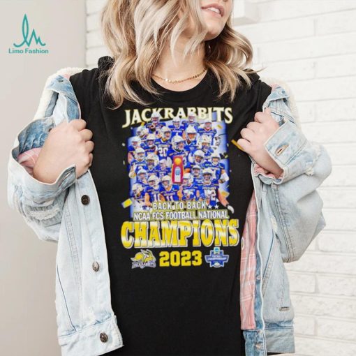 Jackrabbits back to back NCAA FCS Football National Champions 2023 shirt