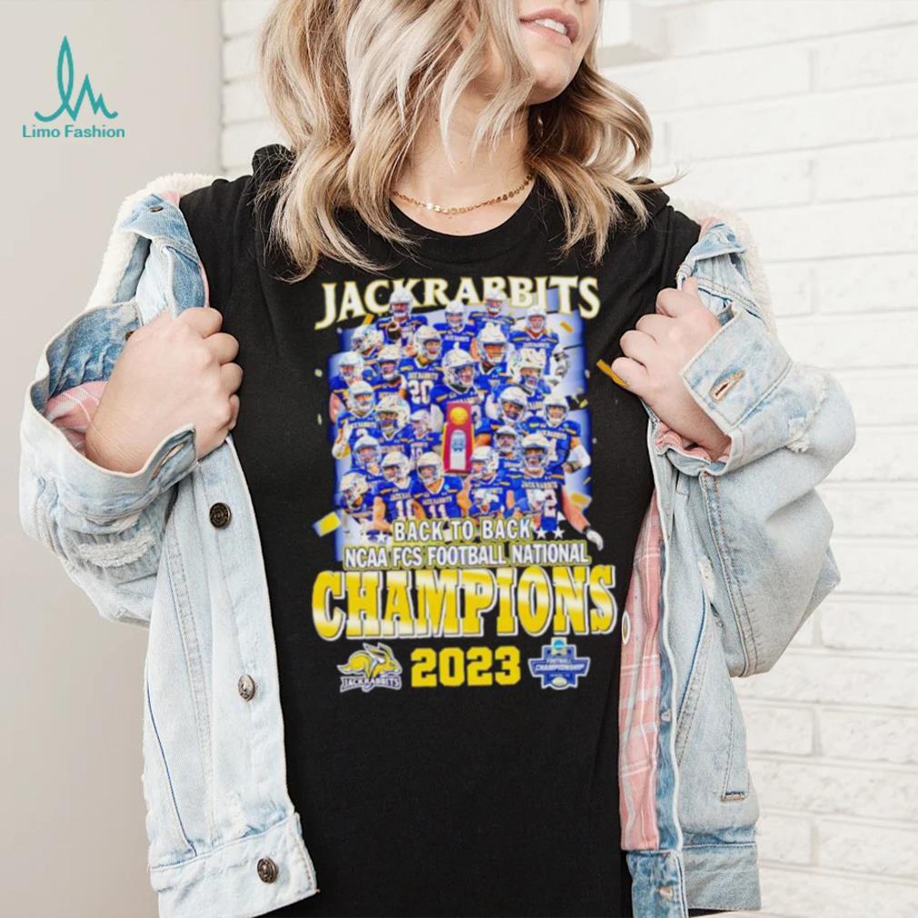 Jackrabbits back to back NCAA FCS Football National Champions 2023 shirt Jackrabbits back to back NCAA FCS Football National Champions 2023 shirt