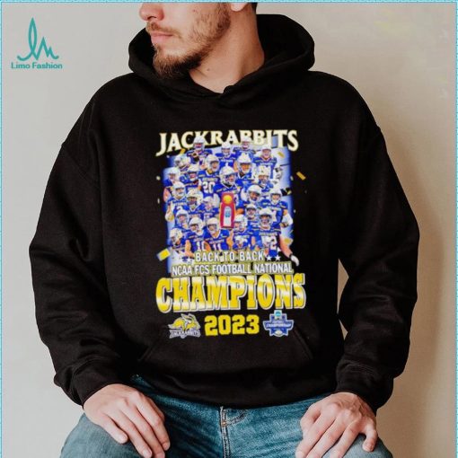 Jackrabbits back to back NCAA FCS Football National Champions 2023 shirt