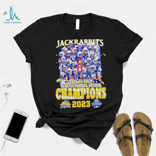 Jackrabbits back to back NCAA FCS Football National Champions 2023 shirt