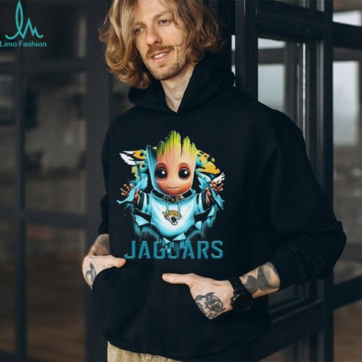 Jacksonville Jaguars Baby Groot Blood Inside Me Shirt