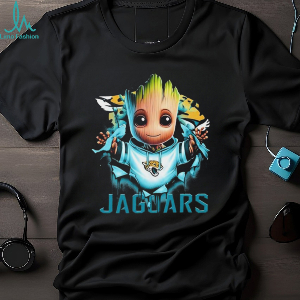 Jacksonville Jaguars Baby Groot Blood Inside Me Shirt Jacksonville Jaguars Baby Groot Blood Inside Me Shirt
