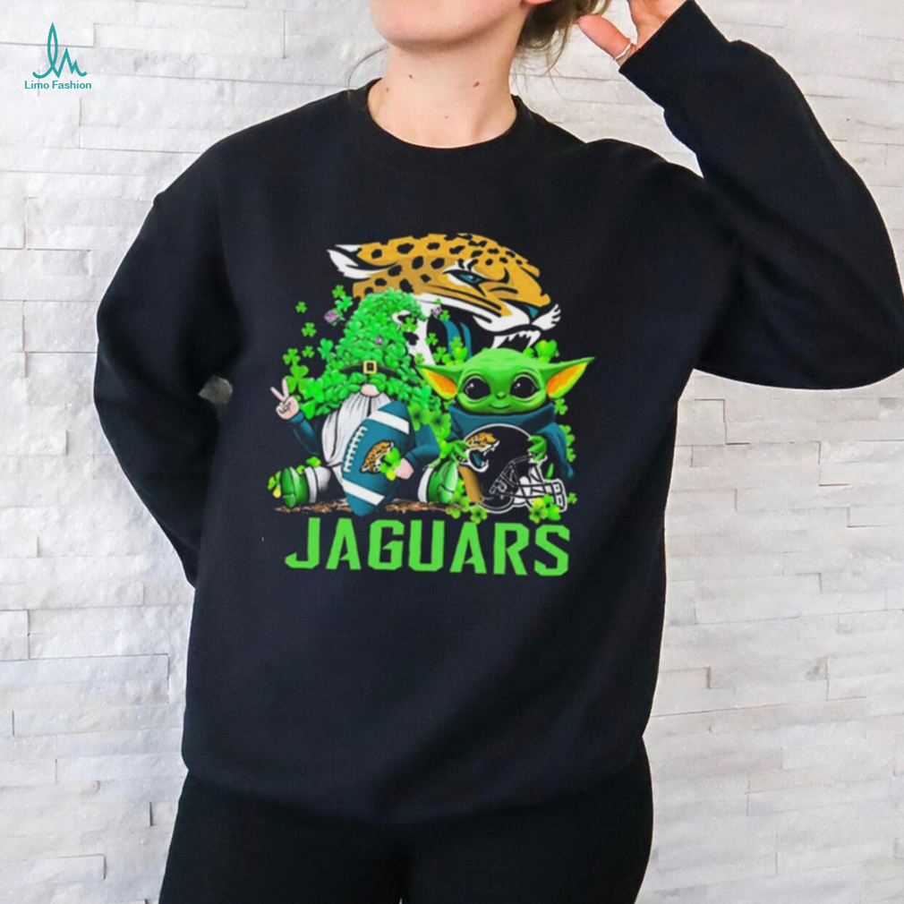 Jacksonville Jaguars Baby Yoda Happy St.Patrick’s Day Shamrock t shirt