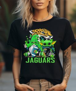 Jacksonville Jaguars Baby Yoda Happy St.Patrick’s Day Shamrock t shirt