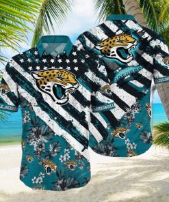 Jacksonville Jaguars NFL SAS Floral Print American Flag Hawaiian Shirt For Best Fan Gift New Trending Beach Holiday