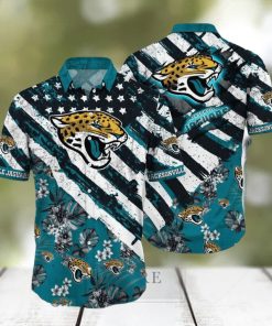 Jacksonville Jaguars NFL SAS Floral Print American Flag Hawaiian Shirt For Best Fan Gift New Trending Beach Holiday