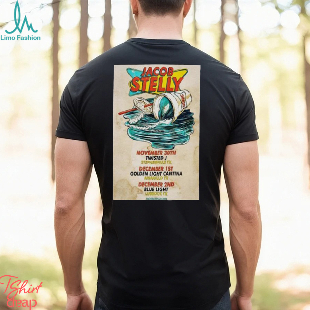 Jacob Stelly Blue Light Lubbock Tx Dec 2 2023 Poster Shirt Jacob Stelly Blue Light Lubbock Tx Dec 2 2023 Poster Shirt