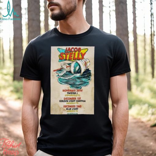 Jacob Stelly Blue Light Lubbock Tx Dec 2 2023 Poster Shirt