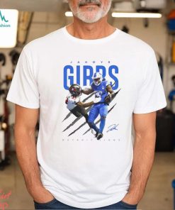 Jahmyr Gibbs Detroit Lions signature shirt