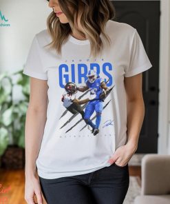 Jahmyr Gibbs Detroit Lions signature shirt