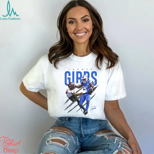 Jahmyr Gibbs Detroit Lions signature shirt