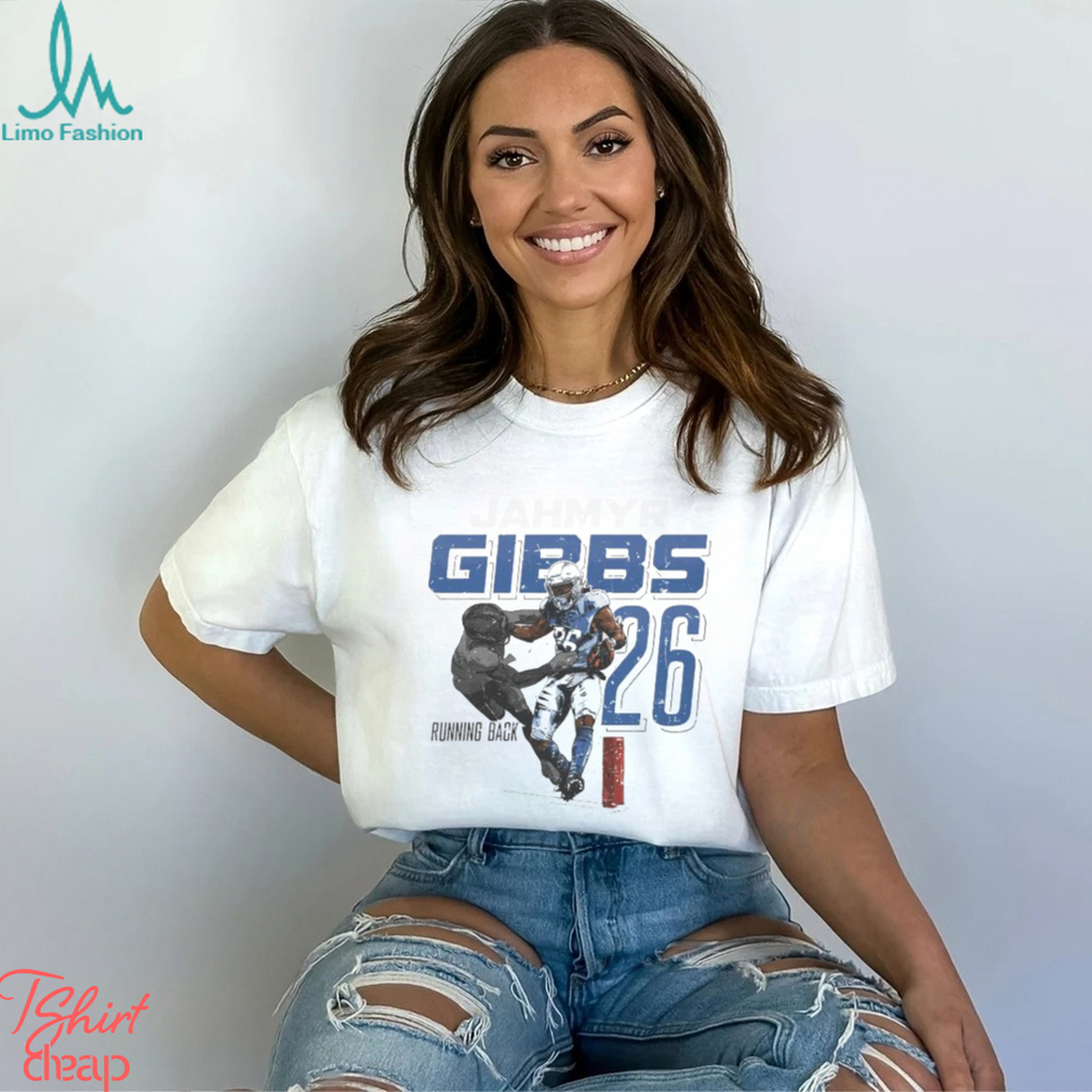 Jahmyr Gibbs Stiff arm Detroit Lions shirt Jahmyr Gibbs Stiff arm Detroit Lions shirt