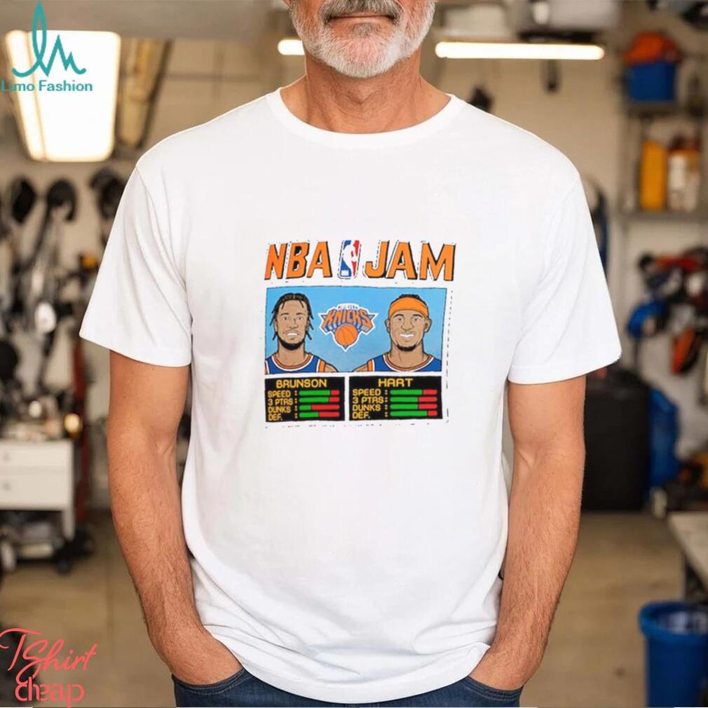 nba jam t shirt knicks