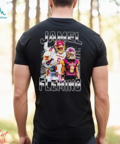 Jamell Fleming Alvernia Golden Wolves vintage shirt