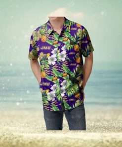 James Madison Dukes Floral Hawaiian Shirt