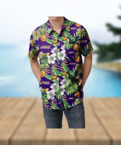 James Madison Dukes Floral Hawaiian Shirt