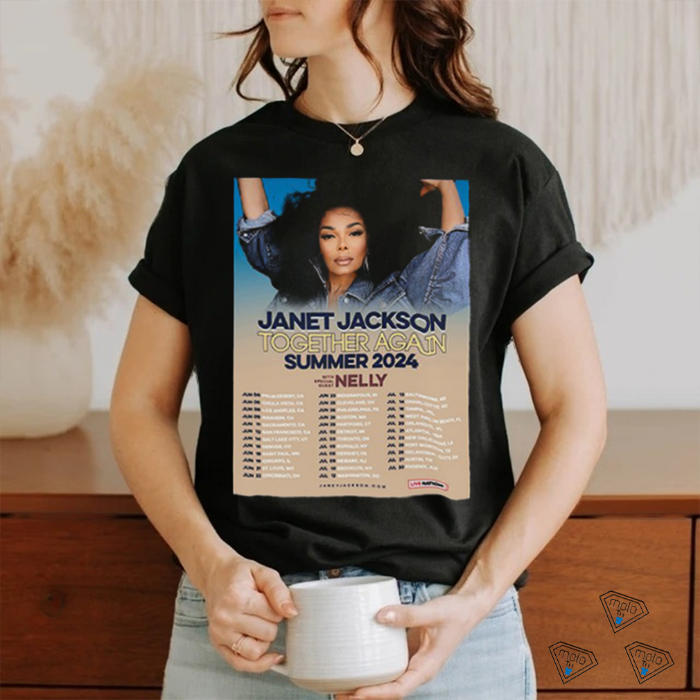Janet Jackson Together Again Summer 2024 Merch shirt Janet Jackson Together Again Summer 2024 Merch shirt