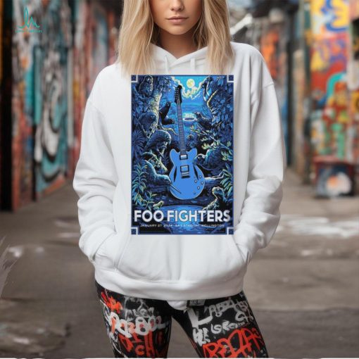 January 27, 2024 Foo Fighters Concert Sky Stadium Wellington Poster t shirt