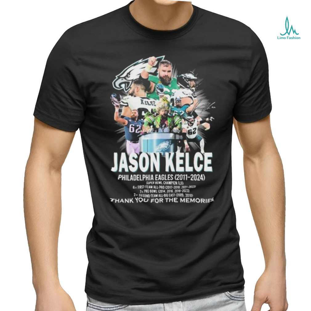 Jason Kelce 13 Years Of Eagles 2011 2024 Thank You Shirt Jason Kelce 13 Years Of Eagles 2011 2024 Thank You Shirt